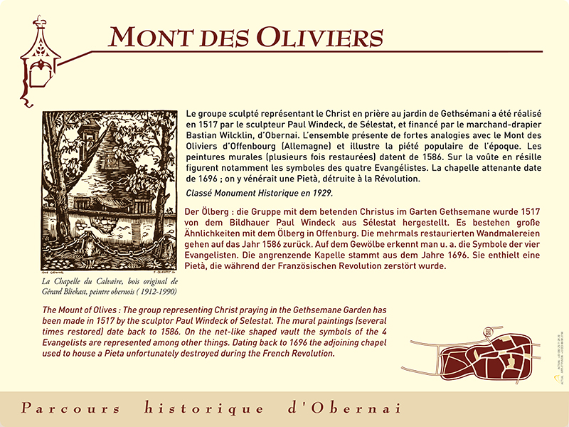 Le Mont des Oliviers ©Ville d'Obernai