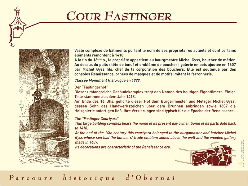 La Cour Fastinger ©Ville d'Obernai