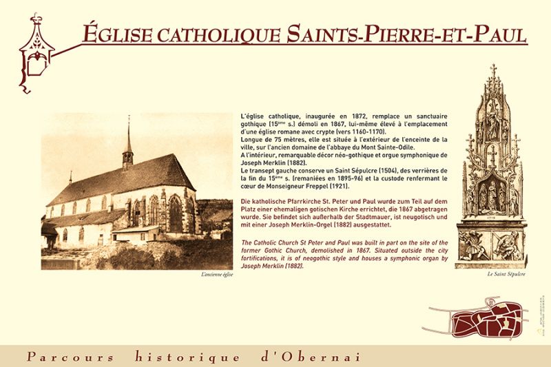 L'église catholique Saints Pierre et Paul ©Ville d'Obernai