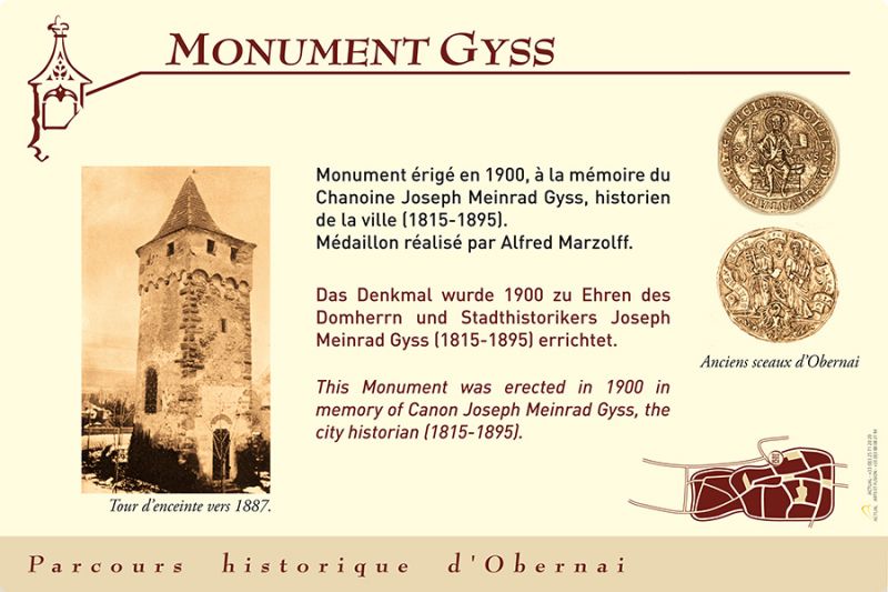 Le Monument Gyss ©Ville d'Obernai