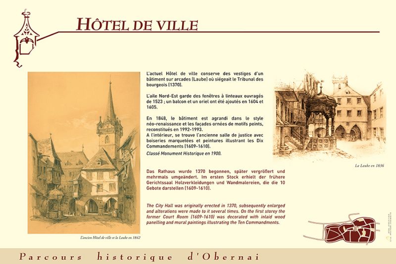 L'Hôtel de Ville ©Ville d'Obernai