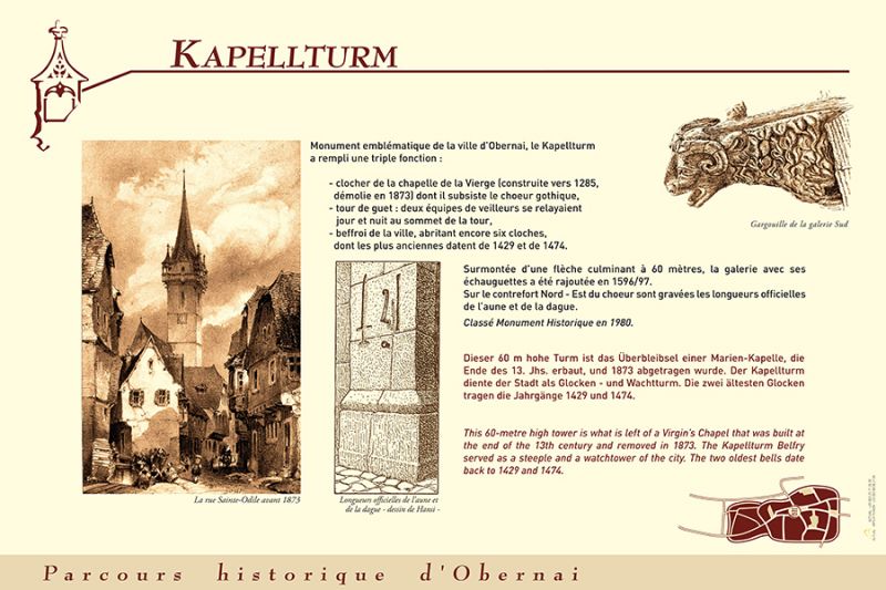 Le Kapellturm ©Ville d'Obernai