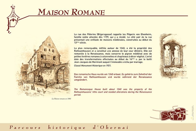 La Maison Romane ©Ville d'Obernai