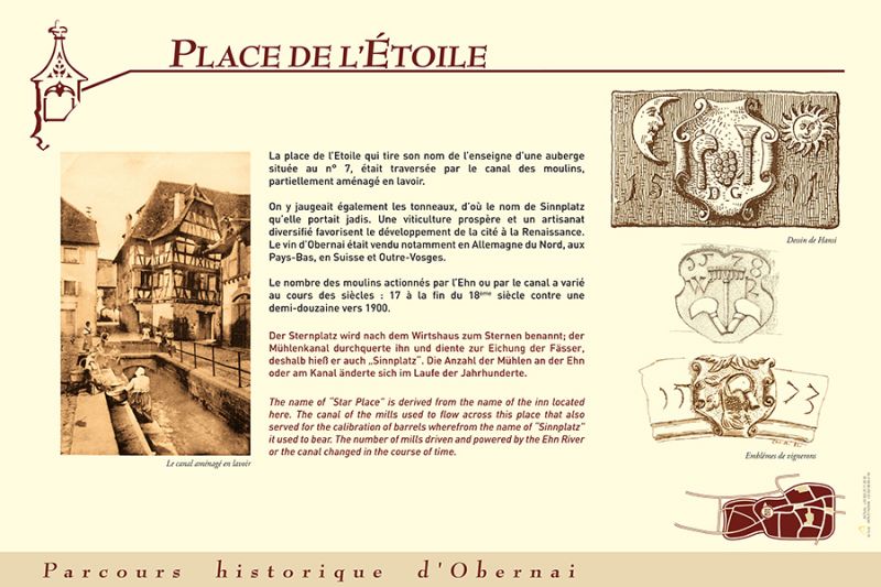 La Place de l'Etoile ©Ville d'Obernai