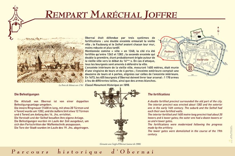 Le Rempart Maréchal Joffre ©Ville d'Obernai