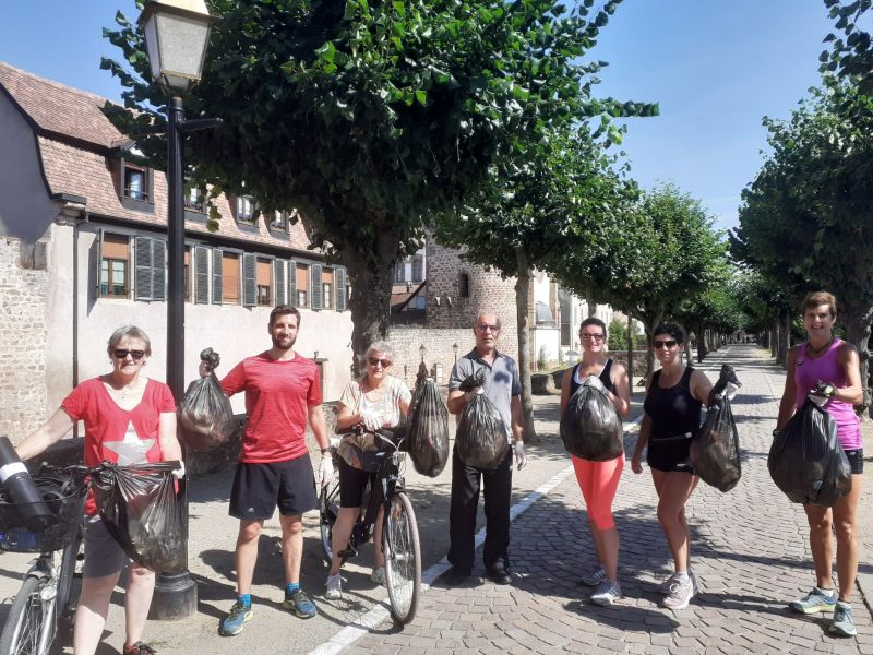 Plogging Obernai du 18 juillet 2020