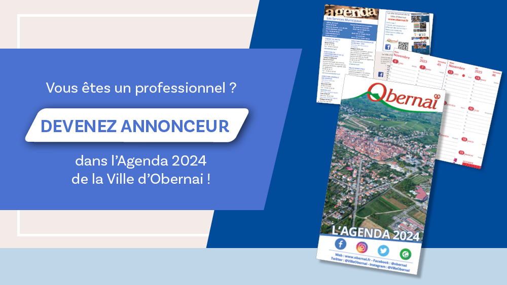 Affiche publicité agenda 2023