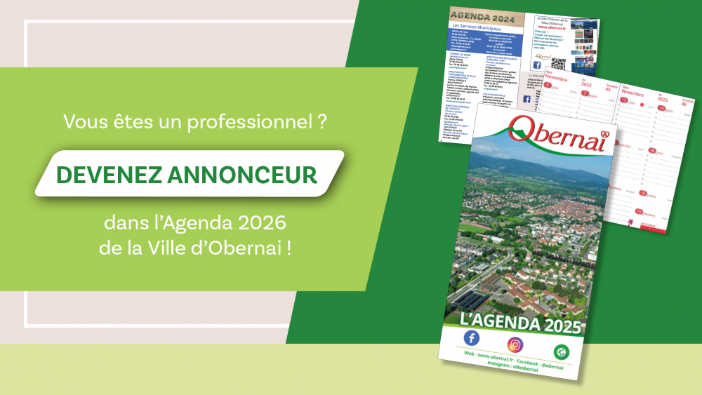 Affiche publicité agenda 2023