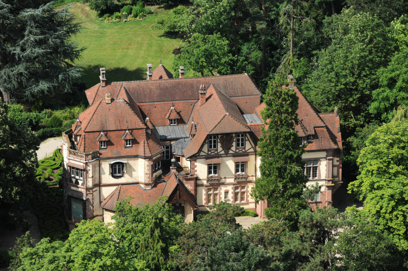 Photo aérienne du château de la Leonardsau AIRDIASOL_Rothan_DSC_7621