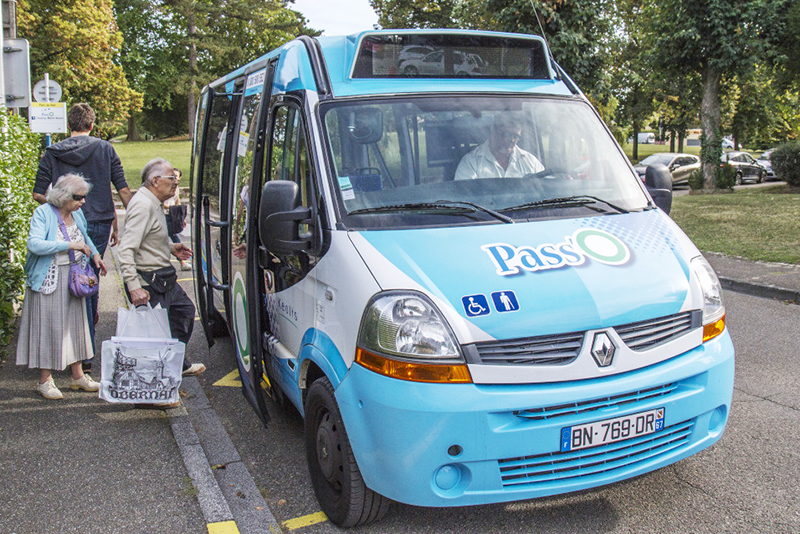 Le bus Pass'O à Obernai