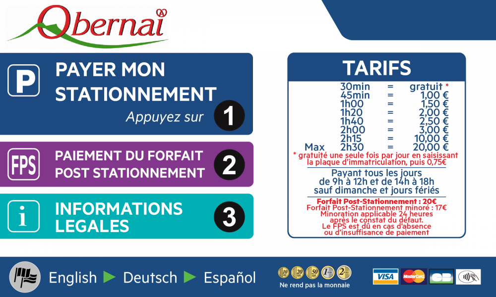 obernai Stationnement et handicap. Vers la fin du ticket pour tous ?