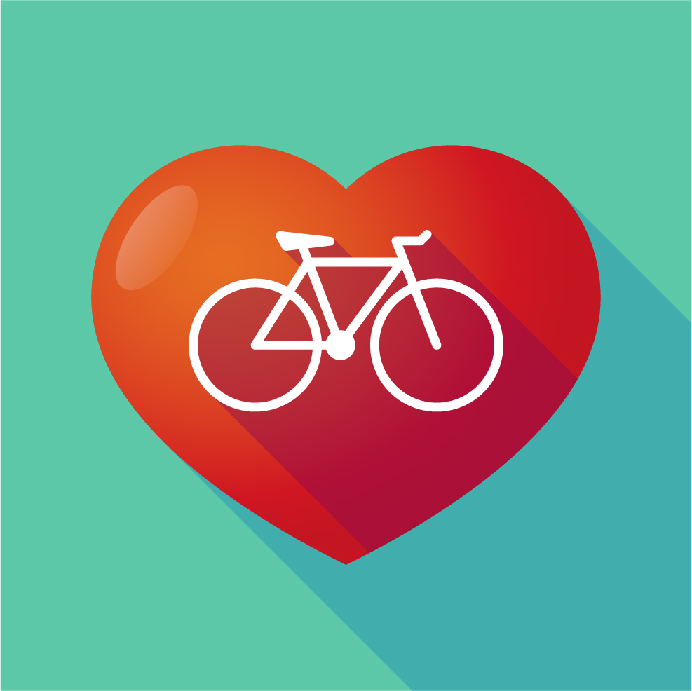 Vélo coeur