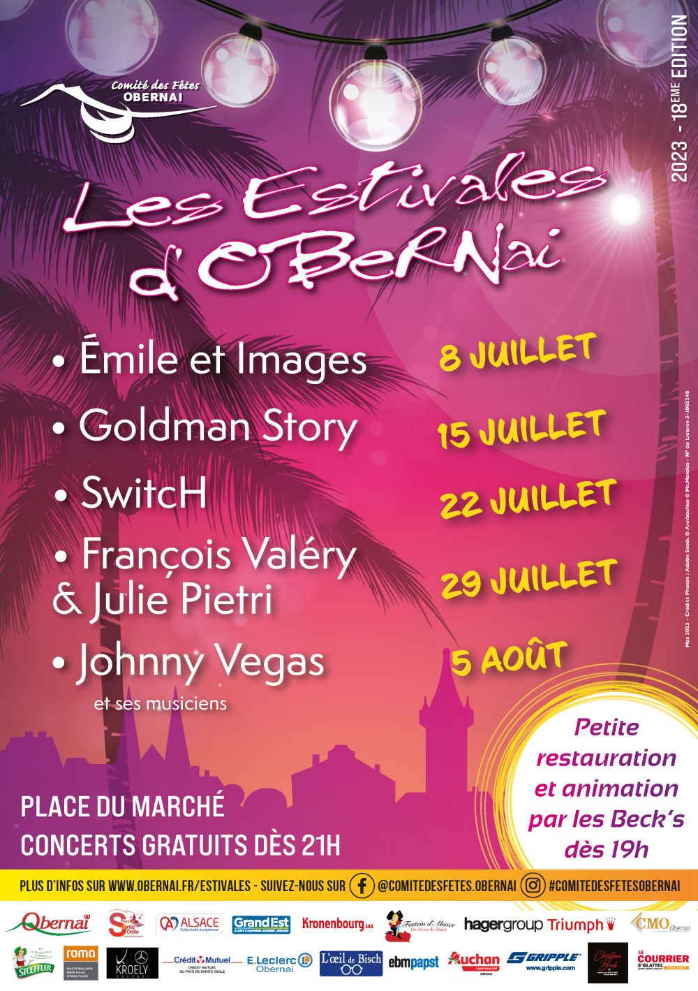 LES ESTIVALES D'OBERNAI 2023