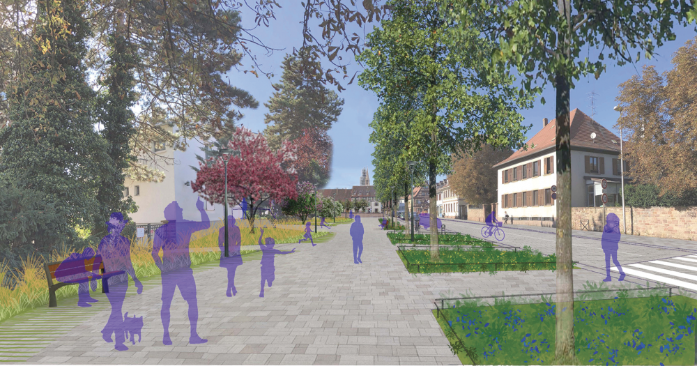 Projet d'aménagement rue Gouraud